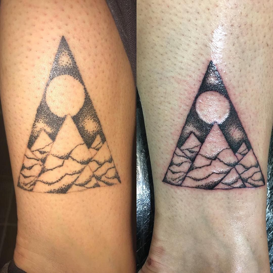 mountains mental health tattoo